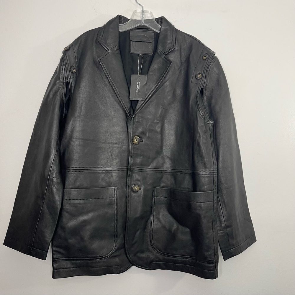 Telfar x Wilson’s Leather Size M Unisex Sold-out Limited Stock Black Jacket/Vest